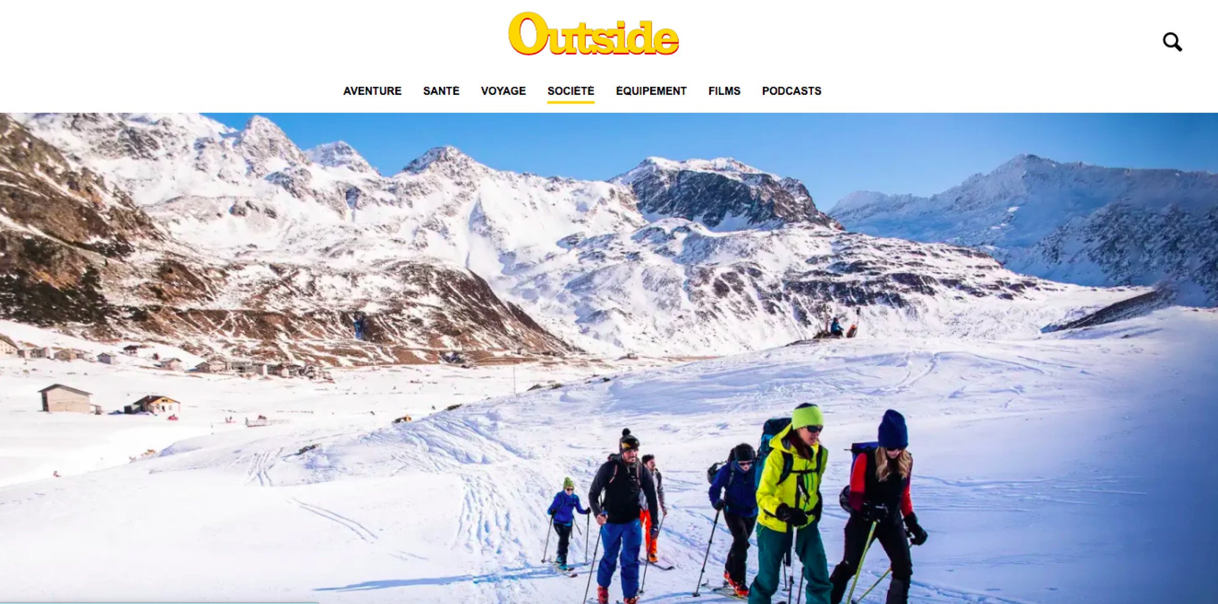 The authoritative French specialist magazine "Outside.fr" analyzes the Homeland project