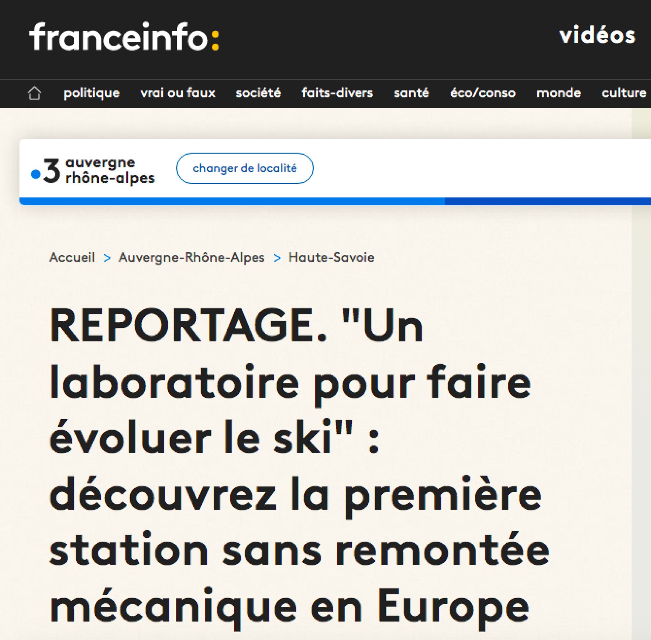 Le telecamere di France Trois a Montespluga, l'interesse per il progetto continua a crescere anche in Francia